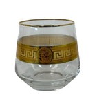 Load image into Gallery viewer, Stylish La Medusa Luxe Gold Scotch/Whiskey Drinking Glasses- Set of 4