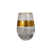 Load image into Gallery viewer, Stylish La Medusa Luxe Gold Tumbler Glasses - Set of 4