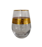 Load image into Gallery viewer, Stylish La Medusa Luxe Gold Tumbler Glasses - Set of 4