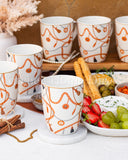 Load image into Gallery viewer, Valentina Designer Inspired 6-Piece Mug Set with Gift Box