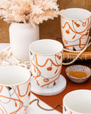 Load image into Gallery viewer, Valentina Designer Inspired 6-Piece Mug Set with Gift Box