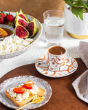 Load image into Gallery viewer, Valentina Designer Inspired 12-Piece Espresso Cup &amp; Saucer with Gift Box (AJ066V)