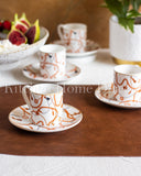 Load image into Gallery viewer, Valentina Designer Inspired 12-Piece Espresso Cup &amp; Saucer with Gift Box (AJ066V)