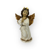 Load image into Gallery viewer, Religious Keepsake Decoration Angel Praying with Gold Wings &amp; Light Up Halo