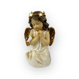 Load image into Gallery viewer, Religious Keepsake Decoration Kneeling Angel Praying with Light Up Halo- (AJ074 Praying)