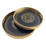 Load image into Gallery viewer, Artemis Home Décor Set – 2 Round Trays