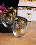 Load image into Gallery viewer, Elevate Your Drinking Style By Sipping In Style: Medusa Luxe Set Of 4 Highball Drinking Glasses 555ml