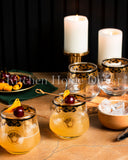 Load image into Gallery viewer, Sip in Style: Medusa Luxe Gold Scotch Drinking Glasses 400ml