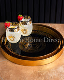 Load image into Gallery viewer, Artemis Home Décor Set – 2 Round Trays