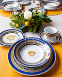 Load image into Gallery viewer, Capri Blue Medusa Mediterranean 20-Piece Dinner Set with Gift Box