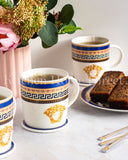 Load image into Gallery viewer, Capri Blue Medusa Mediterranean 6-Piece Mug Set with Gift Box