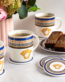 Load image into Gallery viewer, Capri Blue Medusa Mediterranean 6-Piece Mug Set with Gift Box