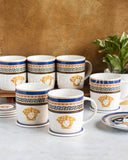 Load image into Gallery viewer, Capri Blue Medusa Mediterranean 6-Piece Mug Set with Gift Box