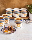 Load image into Gallery viewer, Capri Blue Medusa Mediterranean 6-Piece Mug Set with Gift Box