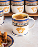 Load image into Gallery viewer, Capri Blue Medusa Mediterranean 6-Piece Mug Set with Gift Box