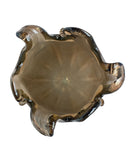 Load image into Gallery viewer, Venezia Handmade Italian Murano Large Glass Fruit Bowl – Timeless Grey.