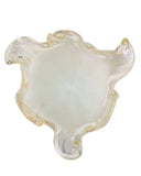 Load image into Gallery viewer, Sophistication in Every Detail – Venezia Handmade Italian Murano Glassware Large Fruit Bowl (Ivory)