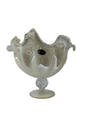 Load image into Gallery viewer, Sophistication in Every Detail – Venezia Handmade Italian Murano Glassware Large Fruit Bowl (Ivory)