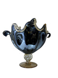 Load image into Gallery viewer, Italian Artistry In Every Detail: Large Venezia Handmade Italian Murano Glass Fruit Bowl- Oil Colored.