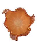 Load image into Gallery viewer, Artisan Elegance – Venezia Handmade Italian Murano Glass Large Fruit Bowl (Peach).