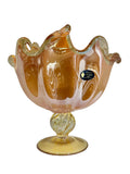 Load image into Gallery viewer, Artisan Elegance – Venezia Handmade Italian Murano Glass Large Fruit Bowl (Peach).