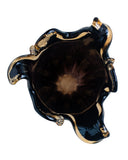 Load image into Gallery viewer, Venezia Handmade Italian Murano Glass - Medium Fruit Bowl in Oil Color Elegance.