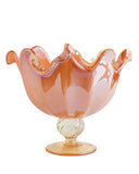 Load image into Gallery viewer, Italian Elegance – Venezia Handmade Murano Glassware Medium Fruit Bowl (Peach)