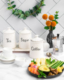 Load image into Gallery viewer, Vintage Home Rustic Set of three Sugar, Tea and Coffee Canister Set