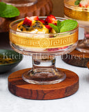 Load image into Gallery viewer, Stylish La Medusa Luxe Design Gold Ice Cream/ Dessert Bowls - Set of 4