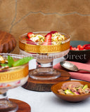 Load image into Gallery viewer, Stylish La Medusa Luxe Design Gold Ice Cream/ Dessert Bowls - Set of 4