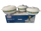 Load image into Gallery viewer, Karishma Royal Three-Piece Insulated Food Warmer Set (1.2L, 1.6L &amp; 2.5L)