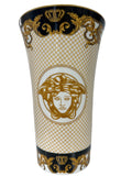 Load image into Gallery viewer, Elevate Your Decor: Medusa Luxe Black and Gold Decorative Vase