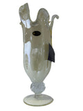 Load image into Gallery viewer, Timeless Elegance – Venezia Handmade Italian Murano Glass Large Vaso (Ivory)