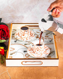 Load image into Gallery viewer, Valentina Collection Home Décor Set – 2 Rectangular Trays