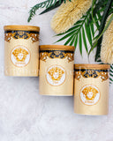 Load image into Gallery viewer, Luxurious Kitchen Elegance: Medusa Luxe Gold Canister 3-Piece Set