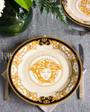 Load image into Gallery viewer, Dine in Splendor: The Medusa Luxe Gold 20-Piece Dinner Set