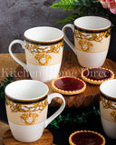 Load image into Gallery viewer, Sip in Style: The Medusa Gold Luxe Mugs 6-Piece Set