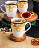 Load image into Gallery viewer, Sip in Style: The Medusa Gold Luxe Mugs 6-Piece Set