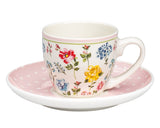 Load image into Gallery viewer, 15% Off- European Inspired Botanical Garden Floral Collection 12-Piece Espresso Set