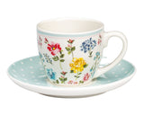 Load image into Gallery viewer, 15% Off- European Inspired Botanical Garden Floral Collection 12-Piece Espresso Set