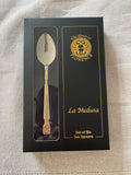 Load image into Gallery viewer, La Medusa Set of 6 Gold-Plated Medusa Designed Teaspoons – A Touch of Luxury In A Gift Box.