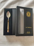 Load image into Gallery viewer, La Medusa Set of 6 Gold-Plated Medusa Designed Teaspoons – A Touch of Luxury In A Gift Box.