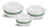 Load image into Gallery viewer, Karishma Royal Three-Piece Insulated Food Warmer Set (1.2L, 1.6L &amp; 2.5L)