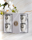 Load image into Gallery viewer, Perfect Gift: Luxurious La Medusa Luxurious &amp; Classic Set of 6 Mugs 300ml with Gift Box