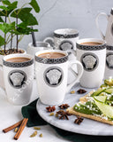 Load image into Gallery viewer, Perfect Gift: Luxurious La Medusa Luxurious &amp; Classic Set of 6 Mugs 300ml with Gift Box