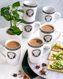 Load image into Gallery viewer, Perfect Gift: Luxurious La Medusa Luxurious &amp; Classic Set of 6 Mugs 300ml with Gift Box