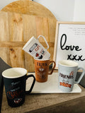 Load image into Gallery viewer, Coffee Lover&#39;s Large Size Set of 4 Mugs 420ml