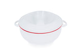 Load image into Gallery viewer, Celebrity 3.5L Insulated Food Warmer: Sleek White With Red Accent!