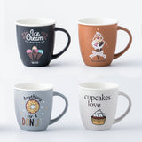 Load image into Gallery viewer, Dessert Lovers &amp; Sweet Tooth-Inspired set of 4 Mugs 370ml